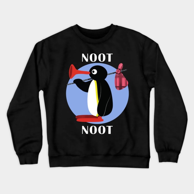 Pingu Noot Noot Crewneck Sweatshirt by box2boxxi